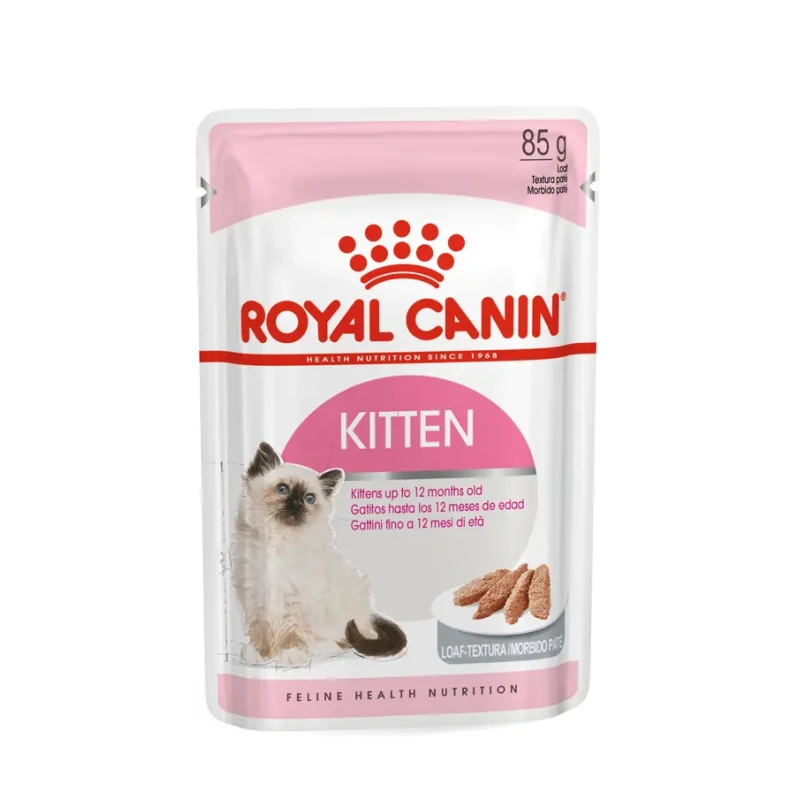Royal Canin Kitten Instinctive Loaf Wet Food 85g | Easy Chewing Soft Loaf Texture with Antioxidants for Immune System Support & Bone Growth for Kittens - Royal Canin