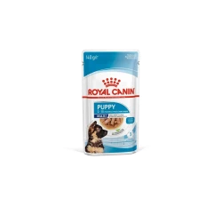 Royal Canin Maxi Puppy Wet Dog Food Pouches 140g, Complete and Balanced Nutrition Specially Formulated for Large Breed Puppies to Support Healthy Growth and Meet Their Nutritional Needs During Development
