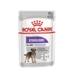 Royal Canin Sterilised Loaf Wet Dog Food, 85 g, Soft Loaf Texture, Balanced Nutrition to Help Maintain a Healthy Weight and Support the Overall Health of Sterilised Adult Dogs - Royal Canin