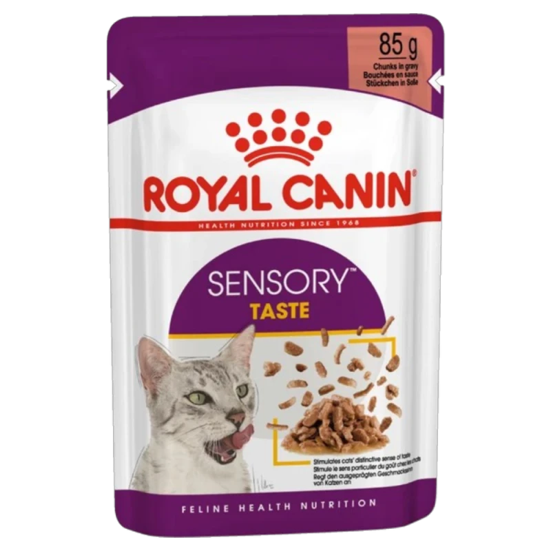 SENSORY TASTE IN GRAVY POUCHES 85G - Royal Canin