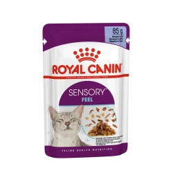 Royal Canin Sensory Feel Jelly Wet Cat Food 85g | Unique Mouthfeel Texture Stimulating Appetite, Supporting Urinary Health & Instinctive Preference