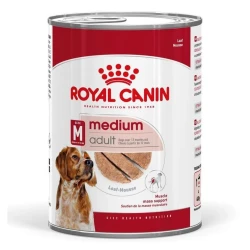 Royal Canin Medium Adult Wet Dog Food 410g, Complete and Balanced Nutrition Specially Formulated for Medium Breed Adult Dogs to Meet Daily Nutritional Needs and Support Overall Health and Vitality