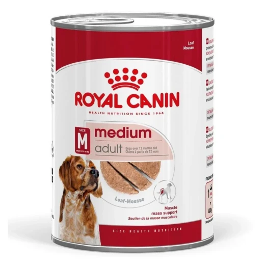 Royal Canin Medium Adult Wet Dog Food 410g, Complete and Balanced Nutrition Specially Formulated for Medium Breed Adult Dogs to Meet Daily Nutritional Needs and Support Overall Health and Vitality Royal Canin Medium Adult Wet Dog Food 410g, Complete and Balanced Nutrition Specially Formulated for Medium Breed Adult Dogs to Meet Daily Nutritional Needs and Support Overall Health and Vitality