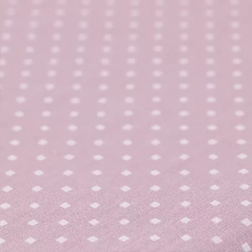 كانون طقم شرشف مطاط Dots & Stripes - بولي قطن - مفرد & مفرد كبير - 2 قطع - وردي داكن - كانون - Image 4