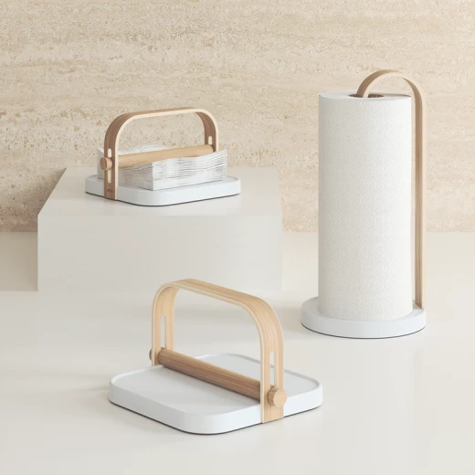 Umbra Bellwood  Napkin Holder - White/Natural - Umbra - Image 11