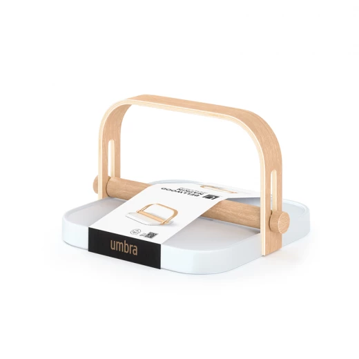 Umbra Bellwood  Napkin Holder - White/Natural - Umbra - Image 3