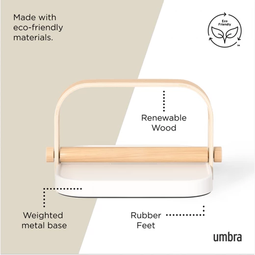 Umbra Bellwood  Napkin Holder - White/Natural - Umbra - Image 8
