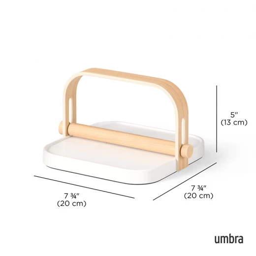 Umbra Bellwood  Napkin Holder - White/Natural - Umbra - Image 10