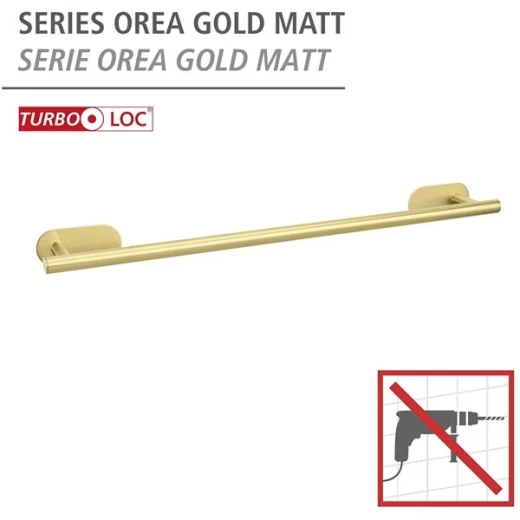 فينكو "Orea Turbo-Loc" حامل مناشف - 60 سم - ستانلس ستيل - ذهبي - وينكو - Image 4