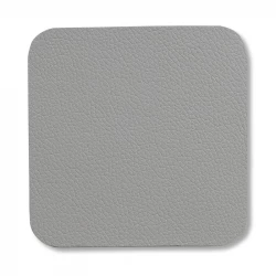 Kela Kimara Leather Trivet Set - 4 Pcs - Grey