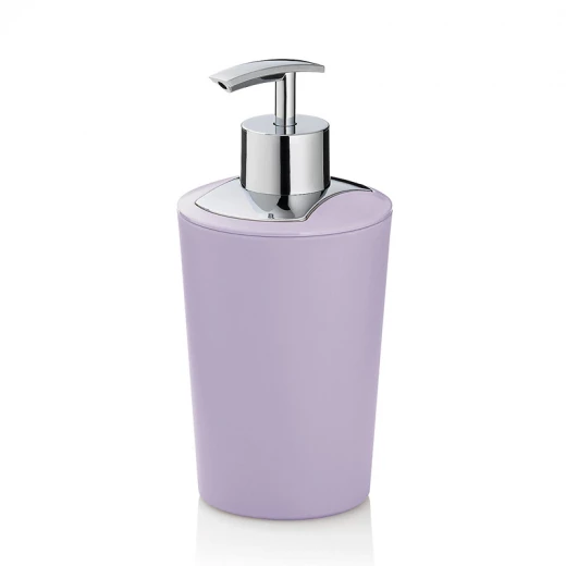 Kela Marta Ceramic Bathroom Liquid Soap Dispenser -350 ml -  Pastel Lilac - Kela - Image 5