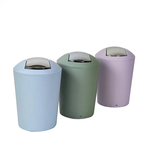 Kela Marta Swing Lid Bin 5 Litres - Pastel Lilac - Kela - Image 6