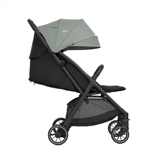 Joie Pact Pro 3-in-1 Abyss Stroller: Lightweight, Compact, and Stylish Blue Baby Stroller. Featuring a Smooth Ride, Easy Fold, and Suitable from Birth. Perfect for Travel and Everyday Use. Includes Carry Bag & Raincover. - Joie - Image 3