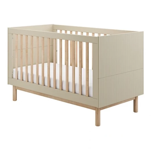 Pinio Miloo Baby's Bed - Growing Bed With Mattress - 70x140 - Champagne - Pinio - Image 12
