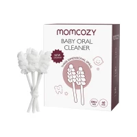 Momcozy Disposable Baby Oral Cleaners, 40-Pack – Extra Soft Gauze Tongue Cleaners for Newborns (0M+) and Infants