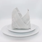 Nova Home Irene Table Napkins Set - 6pcs - 42x42 Cm - Stone - Nova Home