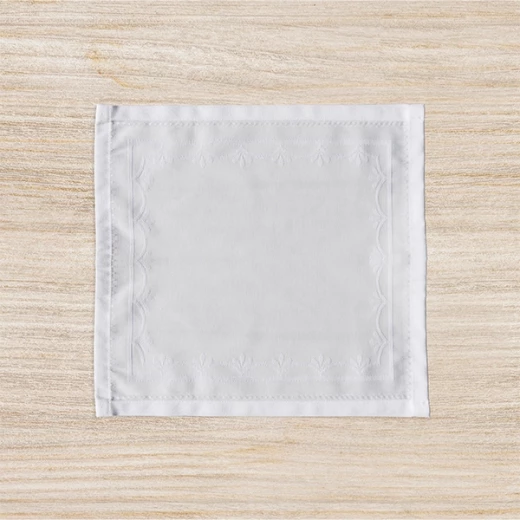 Nova Home Irene Table Napkins Set - 6pcs - 42x42 Cm - White - Nova Home - Image 2