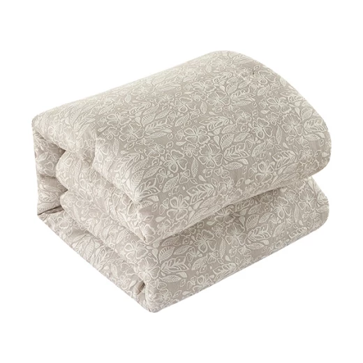 Nova Home Fraidy Cotton Jacquard Comforter Set - 100% Cotton - King - 8Pcs - Taupe - Nova Home - Image 11
