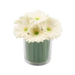 نوفا هوم "Gerbera" مزهرية زهور - 20 سم - أبيض - نوفا هوم