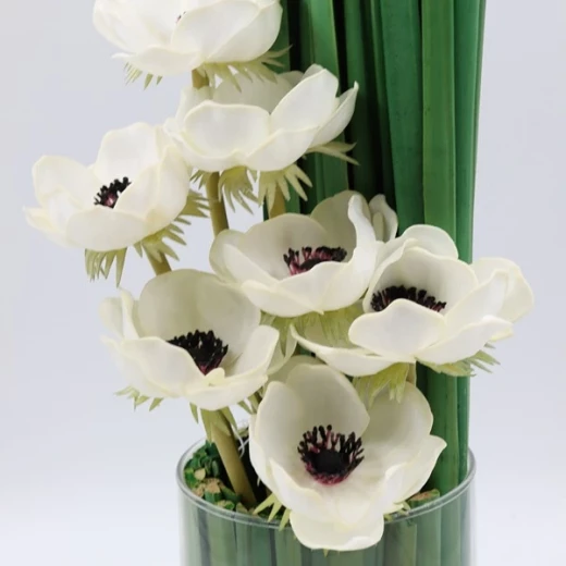 نوفا هوم "Anemone" مزهرية زهور - 40 سم - أبيض - نوفا هوم - Image 2
