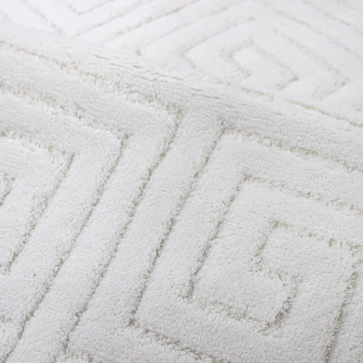 Nova Home Verona Bath Rug - 100% Cotton - 60X100 cm - Offwhite - Nova Home - Image 3