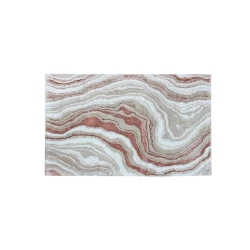 نوفا هوم "Stone Wave" أرضية حمام - قطن 100% - 60x100 سم - بيج