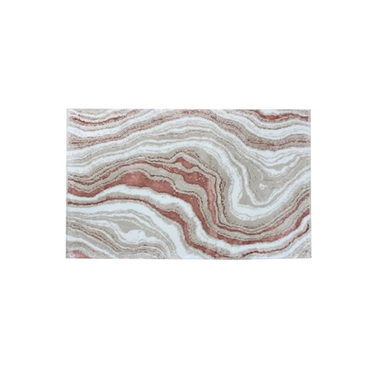 نوفا هوم "Stone Wave" أرضية حمام - قطن 100% - 60x100 سم - بيج - نوفا هوم - Image 2