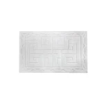 نوفا هوم "Floor Art" أرضية حمام - قطن 100% - 60x100 سم - أوف وايت - نوفا هوم