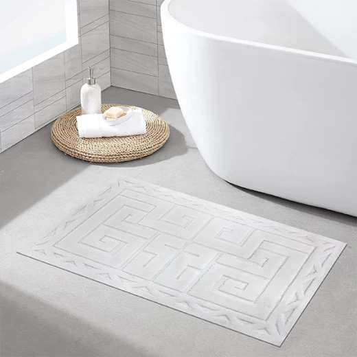 نوفا هوم "Floor Art" أرضية حمام - قطن 100% - 60x100 سم - أوف وايت - نوفا هوم - Image 3