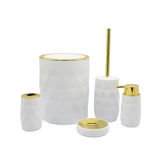 Weva Luminous Bathroom Set - 5 Pcs - White - Weva - Image 5