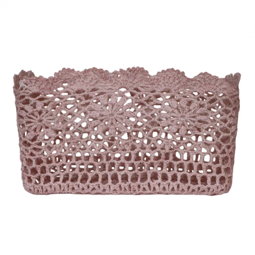 نوفا هوم "Threadlet" سلة كروشيه قطن - وردي - نوفا هوم - Image 3
