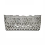 نوفا هوم "Threadlet" سلة كروشيه قطن - أبيض - نوفا هوم