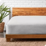 نوفا هوم Cotton Warm طقم شرشف مطاط شتوي قطن فلانيل دافئ - مفرد & مفرد كبير - 2 قطع - رمادي - نوفا هوم
