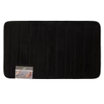 Nova Home Steps Memory Foam Non-Slip Bath Mat - 50x80 Cm - Black - Nova Home
