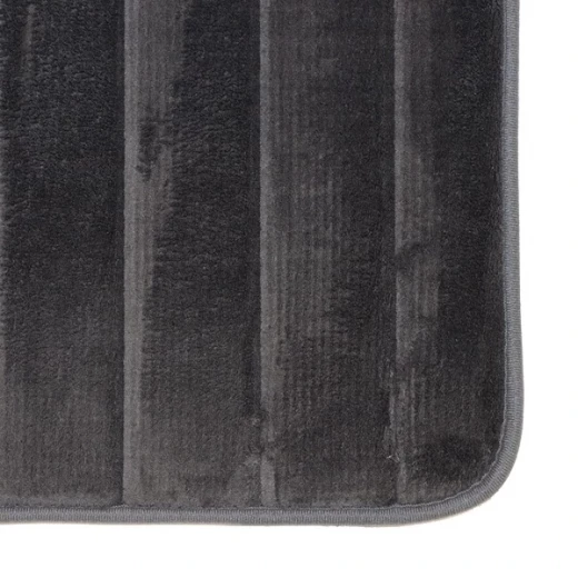 Nova Home Steps Memory Foam Non-Slip Bath Mat - 50x80 Cm - Dark Grey - Nova Home - Image 2