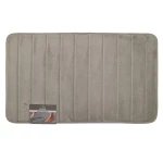Nova Home Steps Memory Foam Non-Slip Bath Mat - 50x80 Cm - Light Grey - Nova Home