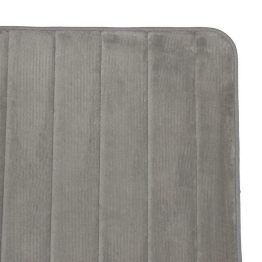 Nova Home Steps Memory Foam Non-Slip Bath Mat - 50x80 Cm - Light Grey - Nova Home - Image 2