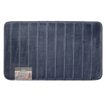 Nova Home Steps Memory Foam Non-Slip Bath Mat - 50x80 Cm - Blue - Nova Home