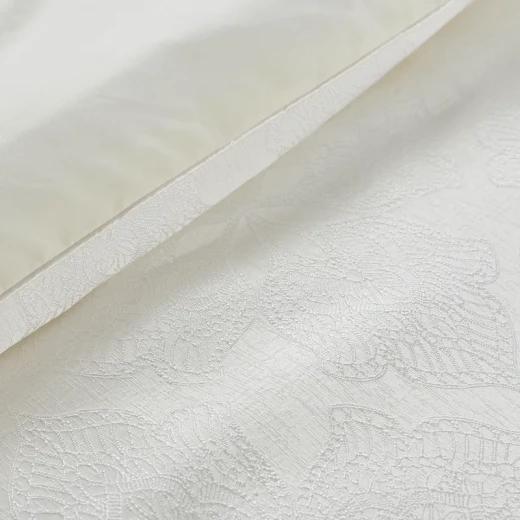 نوفا هوم Baroque طقم لحاف جاكار - مجوز & مجوز كبير - 7 قطع - أيفوري - نوفا هوم - Image 6