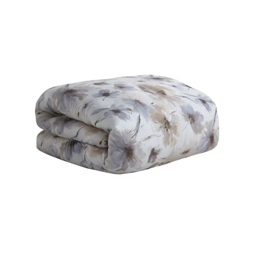 نوفا هوم Chintz طقم لحاف مايكروفايبر بنمط مطبوع - 6 قطع - مجوز & مجوز كبير - بيج - نوفا هوم - Image 8