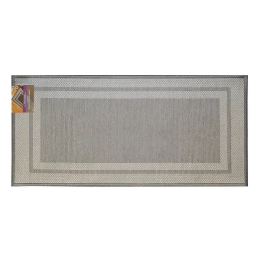Nova Home Trellis Jaquard Woven Kitchen Mat W & Rubber Backing - 70x130 Cm - Grey Nova Home Trellis Jaquard Woven Kitchen Mat W & Rubber Backing - 70x130 Cm - Grey