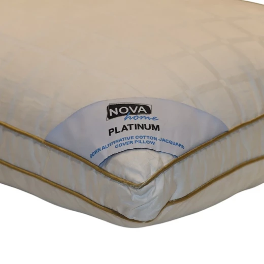 نوفا هوم Platinum مخدة - 50x75 سم - أبيض - نوفا هوم - Image 2