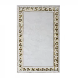 Nova Home Hopy Cotton Bath Rug - 60x100 Cm - Gold