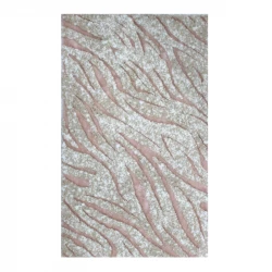 Nova Home Zetra Cotton Bath Rug - 60x100 Cm - Powder