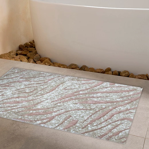 Nova Home Zetra Cotton Bath Rug - 60x100 Cm - Powder - Nova Home - Image 3