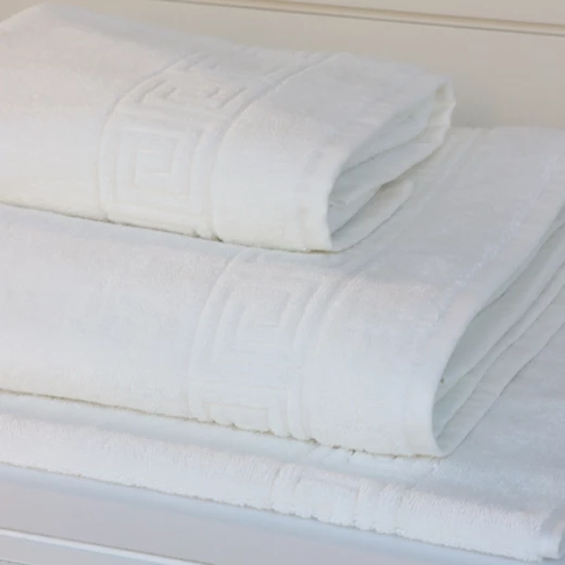 Nova Home Resort Jacquard Towel - 100% Cotton - 100x150 Cm - White - Nova Home - Image 4