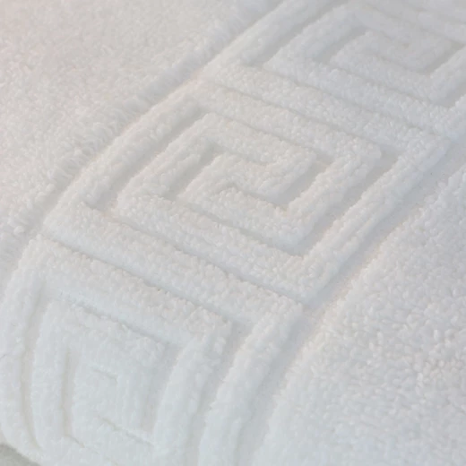 Nova Home Resort Jacquard Towel - 100% Cotton - 100x150 Cm - White - Nova Home - Image 3