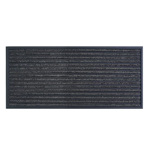Nova Home Domino Outdoor Mat W & Rubber Backing - 45x100 cm - Grey Nova Home Domino Outdoor Mat W & Rubber Backing - 45x100 cm - Grey