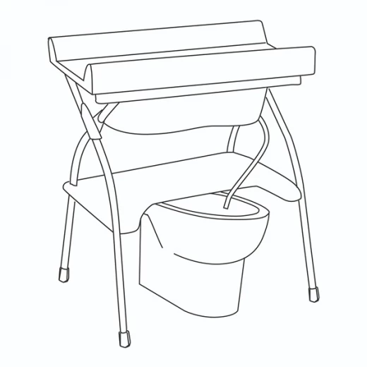 Baby Land Rodi Little Sea Baby Bath Tub with Changing Table - Grey - Babyland - Image 8
