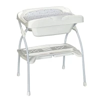 Baby Land Elios Star Line Baby Bath Tub with Changing Table - Grey